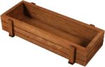 Planter Box, Wooden Sturdy Rectangular Frame
