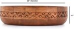 Mango Wood Decorative Round Carved Bowl for Decoration, Centerpiece Bowl - Image 5