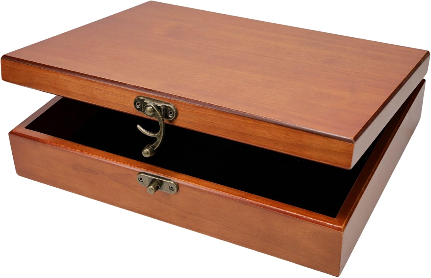 71VpLNZW0JL._AC_SL1500_.jpg Old World Wooden Keepsake Box - Image 1